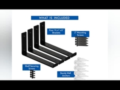 L براکت های قفسه دیواری شناور