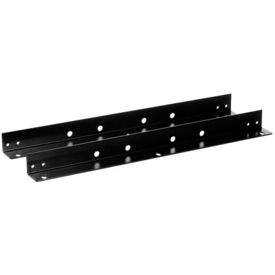 OEM ODM سفارشی Universal Wall Mount Kit Sound Bar Rack Brackets Black Powder Coating Metal Bracket برای نصب براکت های چوبی