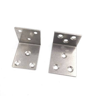 فولاد فولادی فولادی کربن فولاد چاپ سفارشی تزئینی L شکل فلزی براکت زاویه ای براکت