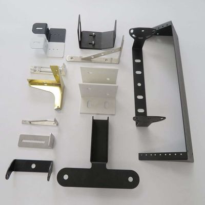 ODM OEM Custom Metal Bracket فولاد ضد زنگ آلومینیوم پوشش سیاه
