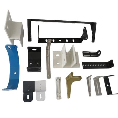 ODM OEM Custom Metal Bracket فولاد ضد زنگ آلومینیوم پوشش سیاه