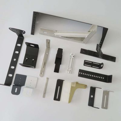 ODM OEM Custom Metal Bracket فولاد ضد زنگ آلومینیوم پوشش سیاه