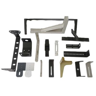 ODM OEM Custom Metal Bracket فولاد ضد زنگ آلومینیوم پوشش سیاه