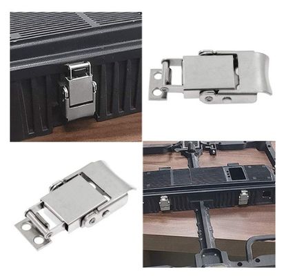 فولاد ضد زنگ 304 بهار بارگیری کشش قفل جابجا Hasp کلیمپ قفل قفل سیلندر برای جعبه ها و کابینت ها