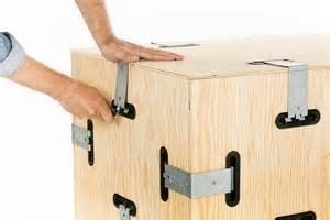OEM Custom Sheet Metal Stamping Crate Clips Spring Clips برای تثبیت جعبه های چوبی کلیپ های قابل استفاده مجدد و پایدار