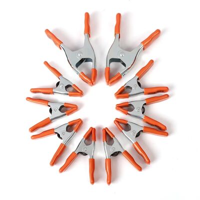 کلیپ فلزی فولاد ضد زنگ با آستین محافظ لاستیکی و اتمام اکسید سیاه برای استودیوی عکاسی