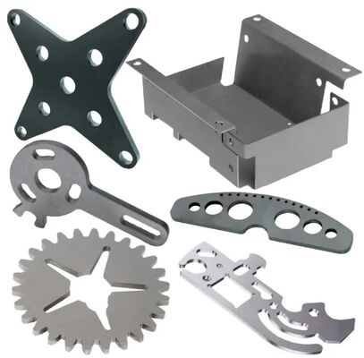 برش لیزر و خم کردن ورق فلزی برای قطعات فولاد و آلومینیوم