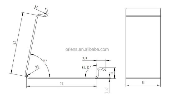 OEM Custom Sheet Metal Stamping Crate Clips Spring Clips برای تثبیت جعبه های چوبی کلیپ های قابل استفاده مجدد و پایدار